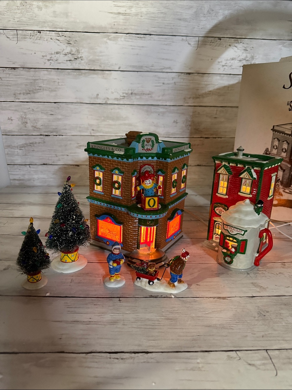 Dept 56 “Saturday Morning Downtown” Snow Christmas Snow Village READ AS IS